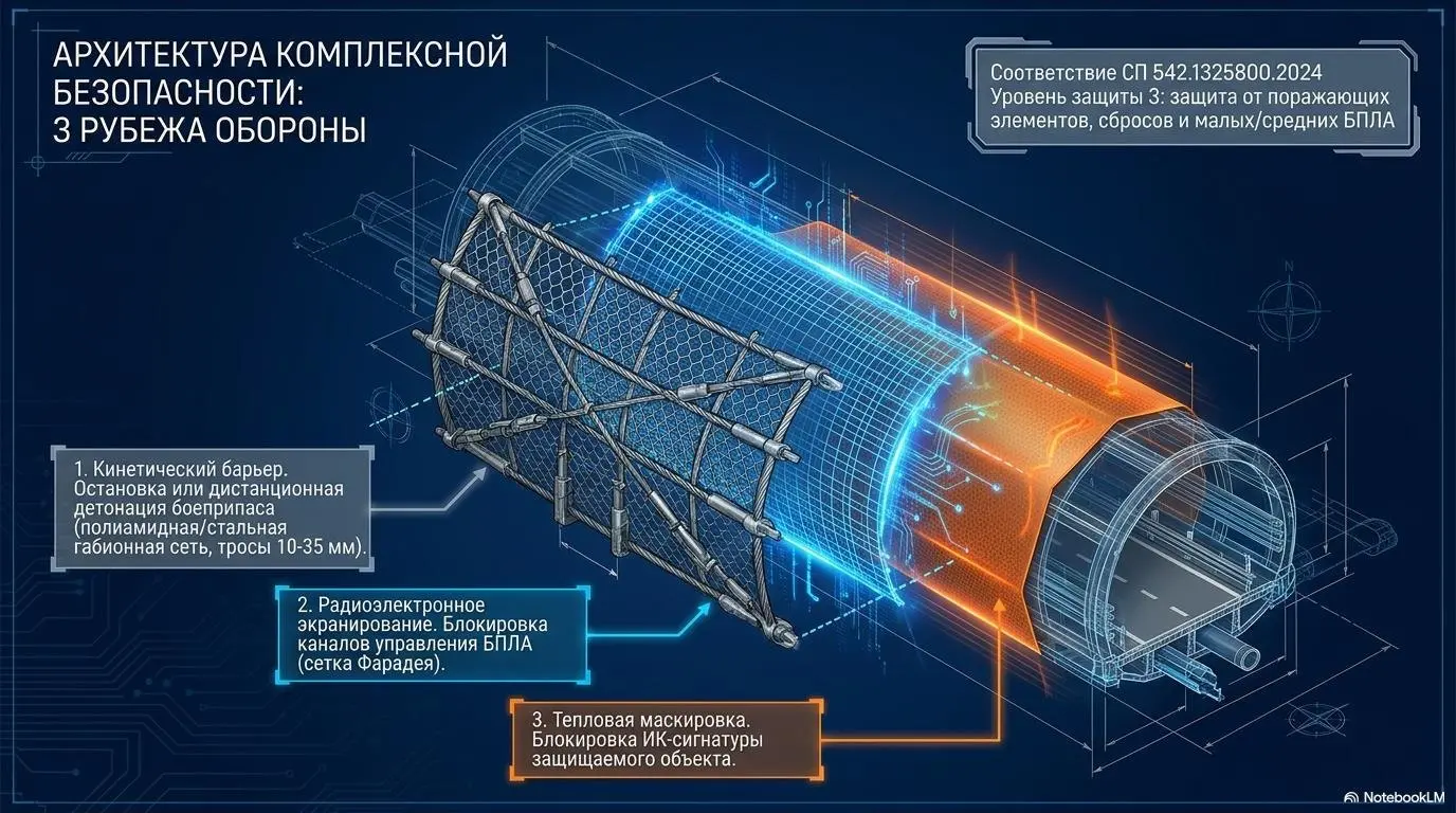 Проектная визуализация защищенного транспортного коридора